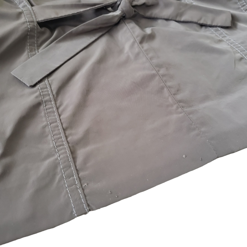 Barbara Lebek Ruffle Front Neutral Taupe Lightweight Spring Jacket AS IS - Picture 12 of 12